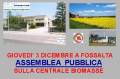 ASSEMBLEA PUBBLICA  A FOSSALTA SULLA CENTRALE A BIOMASSE 